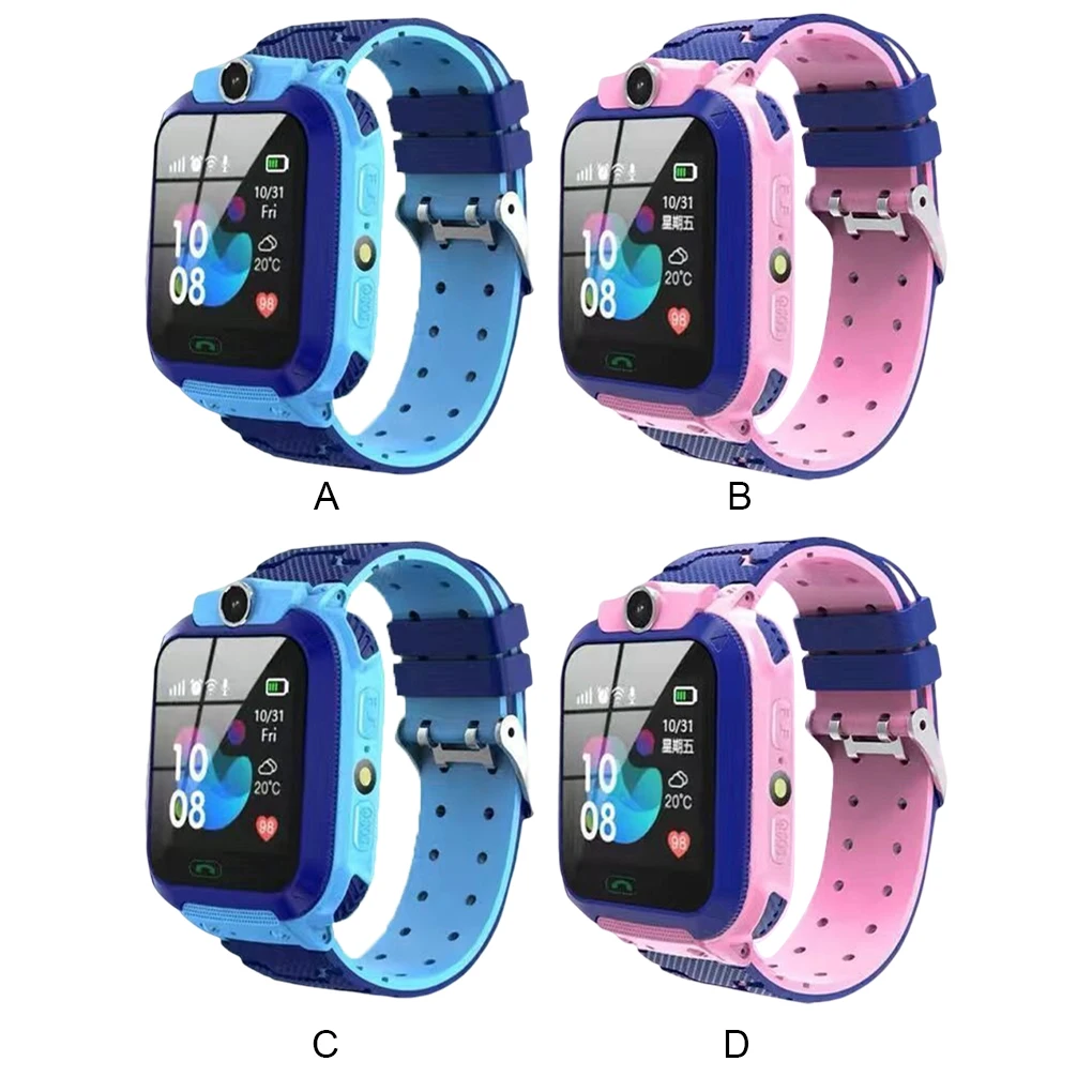 

Smart Watch Birthday Gift Step Tracer Compact Size Exquisite Breathable Call Touch Screen ABS Smartwatches Blue