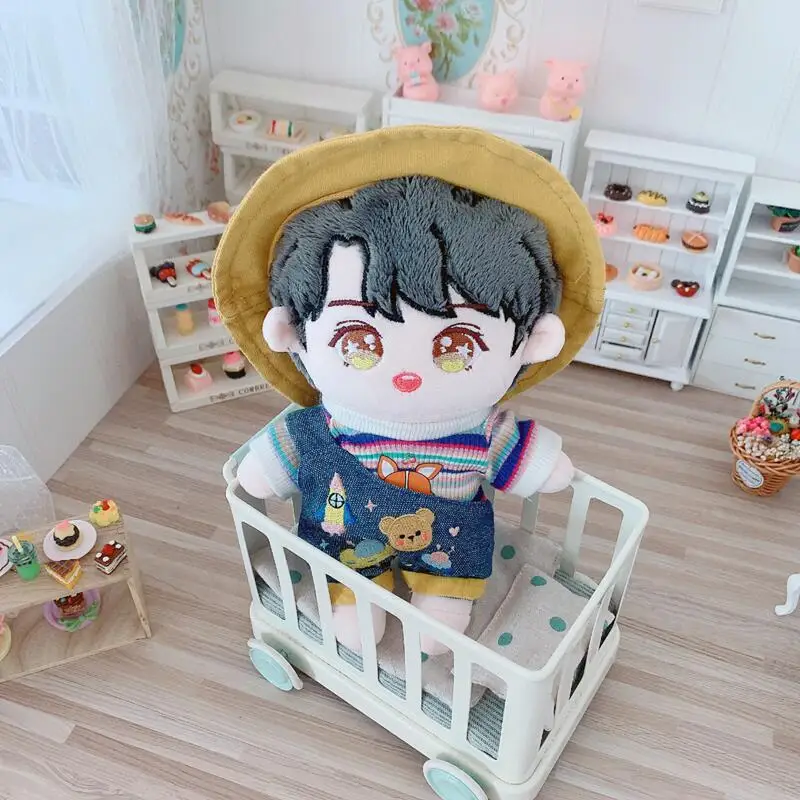 

24 types 20cm Baby Doll Plush Doll's Clothes Animal suit Toy Dolls Accessories for Korea Kpop EXO Idol Dolls Gift