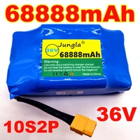 100 genuine 10s2p 36v lithium ion rechargeable battery 68888mah 68 8ah single cycle voltage hoverboard battery