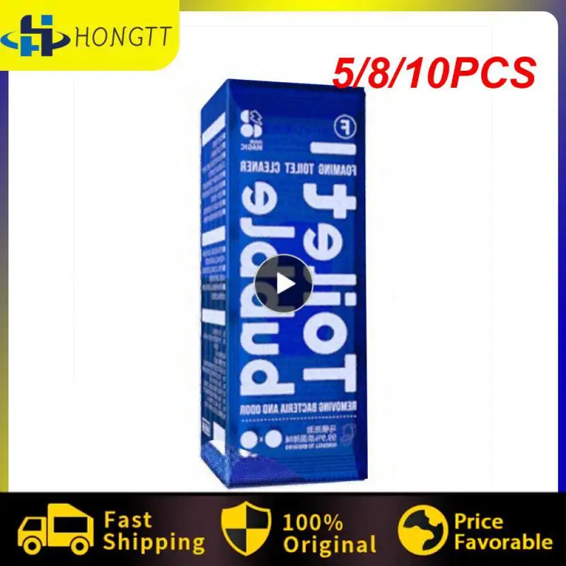 

5/8/10PCS Universal Toilet Cleaning Tool Powerful Descaling And Yellowing Toilet Cleaning Powder Toilet Cleaning Foaming Powder