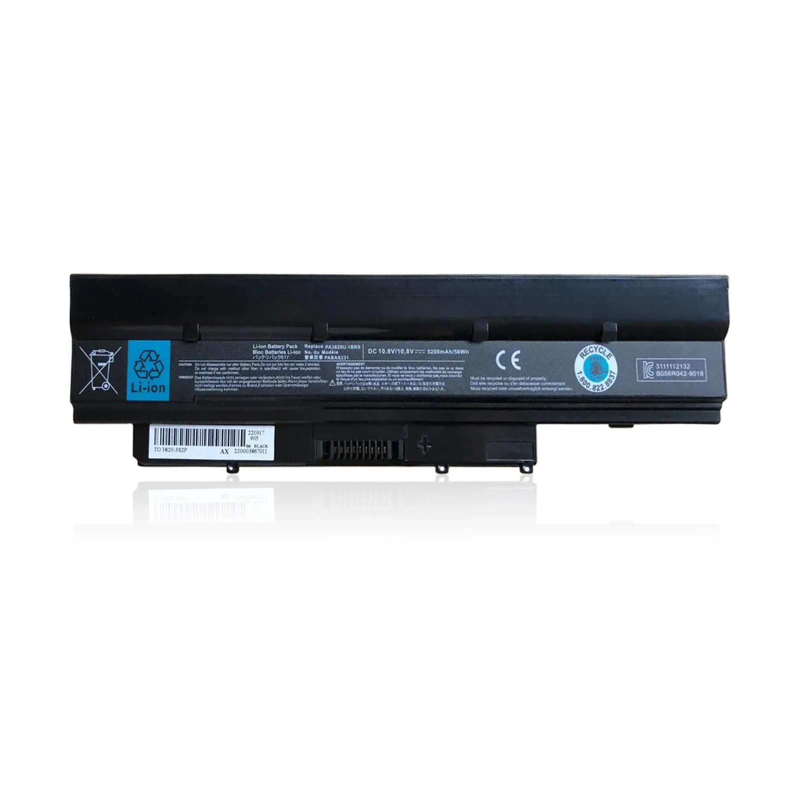 YOOFAN PA3820U-1BRS PA3820U для Toshiba Mini NB500 NB505 NB525 T230 T235 T235D T215D T210D PA3821U-1BRS PABAS231