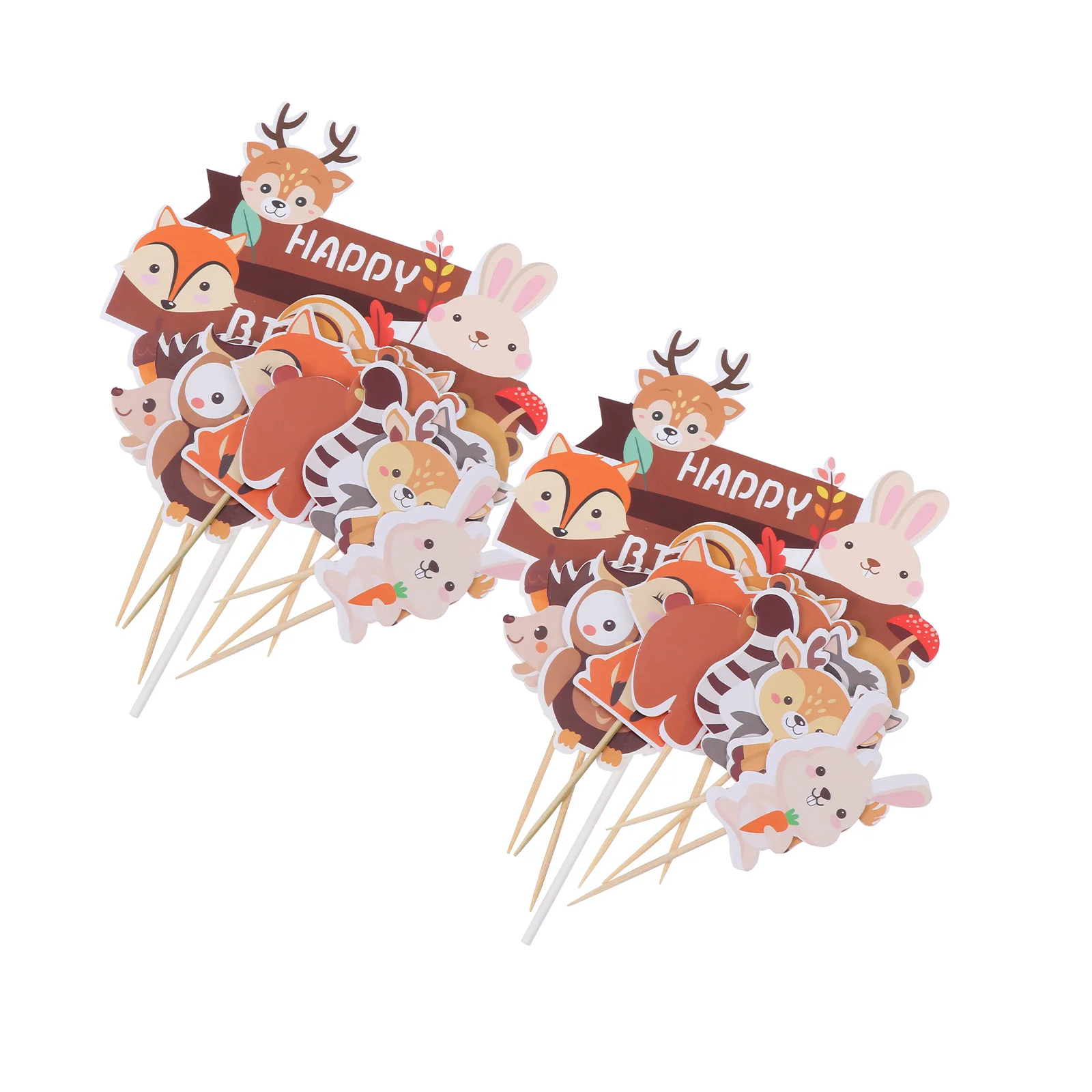 

Animal Cake Birthday Decorations Theme Jungle Dessert Cupcake Accessoriesinsert Animals Pick One Wild Topper Toppers