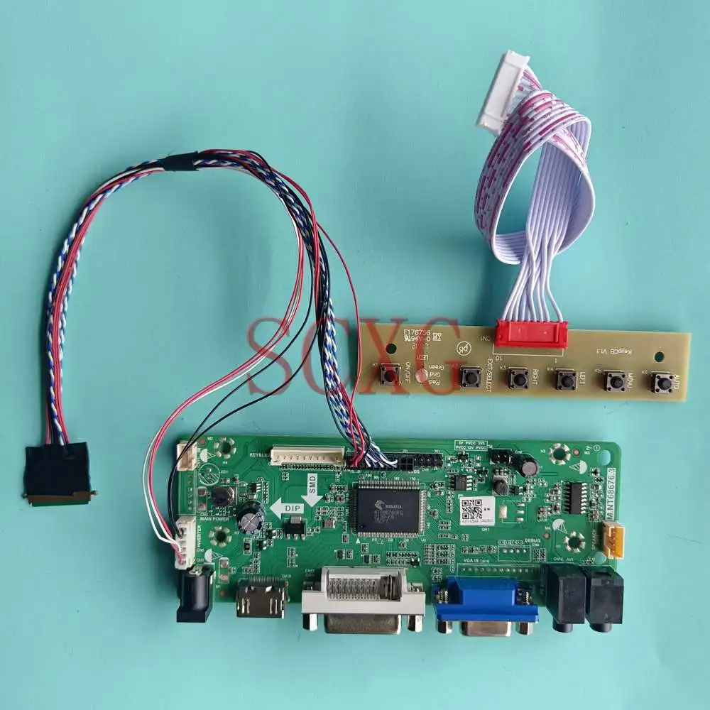 

DIY Kit Fit LP156WH3-TLSA 60Hz Notebook Panel 1366*768 LVDS 40 Pin 15.6" HDMI-Compatible DVI VGA Screen LCD Controller Board
