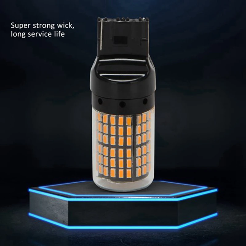 4 шт. 144-Smd фонарь заднего хода указатель поворота без ошибок Hyper Flash T20 7440