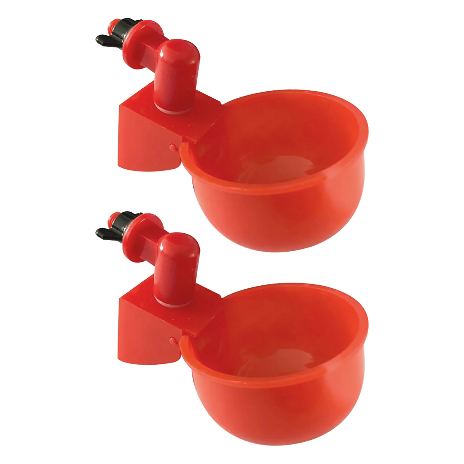 

2pcs/pack Quail Large Capapcity Poultry Coop Dispenser Chicken Water Bowl Cup Drinking Turkey Duck Goose Farm Home Automatic
