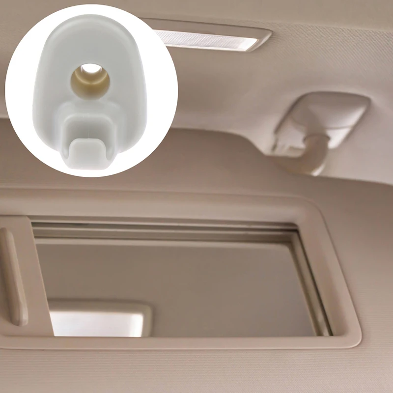 

2PCS For Jeep Liberty Car Sun Visor Clip 1AR26BD1-AA For CHEROKEE KK KJ Dodge Nitro Sun Visors Holder Hook Hanger Clips