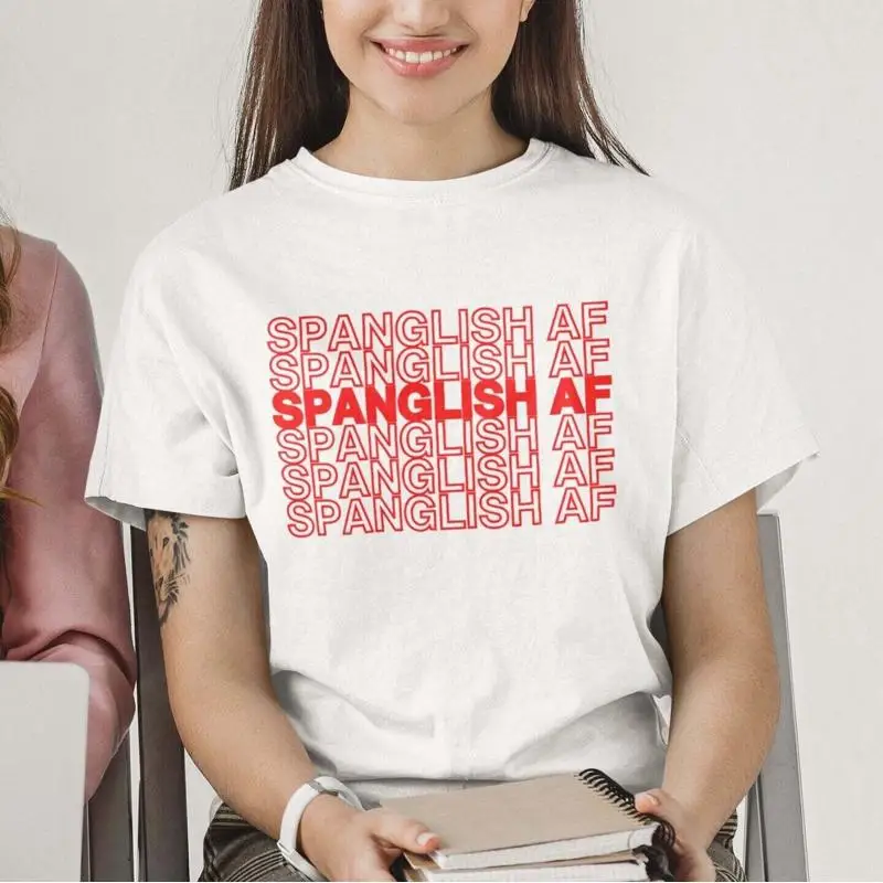 Фото Футболка Spanglish AF, испанская двуязычная №1