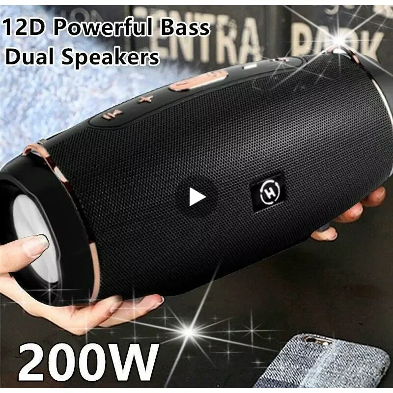 

Portable Bluetooth Speaker Powerful Subwoofer Radio FM Wireless Caixa De Som Bluetooth Speaker Music Sound Box High Power Bass