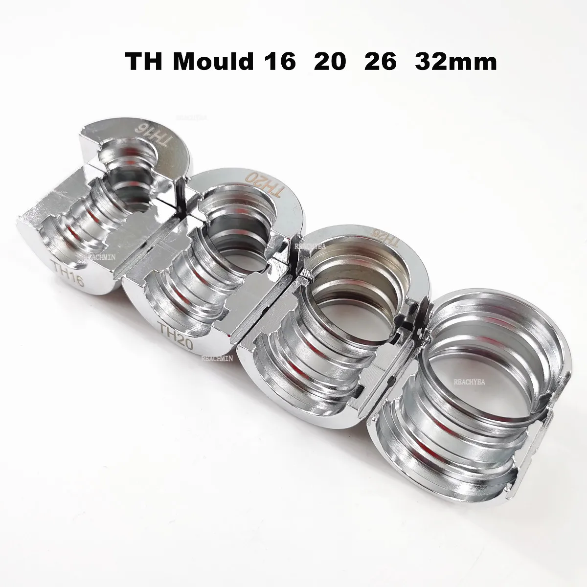 

1 Pair TH mould 16, 20, 25,26, 32mm Pipe Crimping Tool Jaws 1632 hydraulic pressure pipe clamp mould