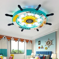 smart led lamps ceiling lights for living room indoor lighting lamparas mediterranean sea rudder decoration home bedroom decor
