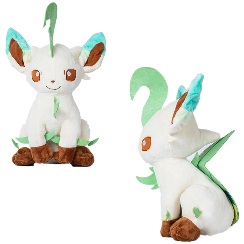 

30cm Pokémon Leafeon Cute Stuffed Plush Toys Children's Cartoon Animation Doll Boys Girls Birthday Christmas Gifts Decoration