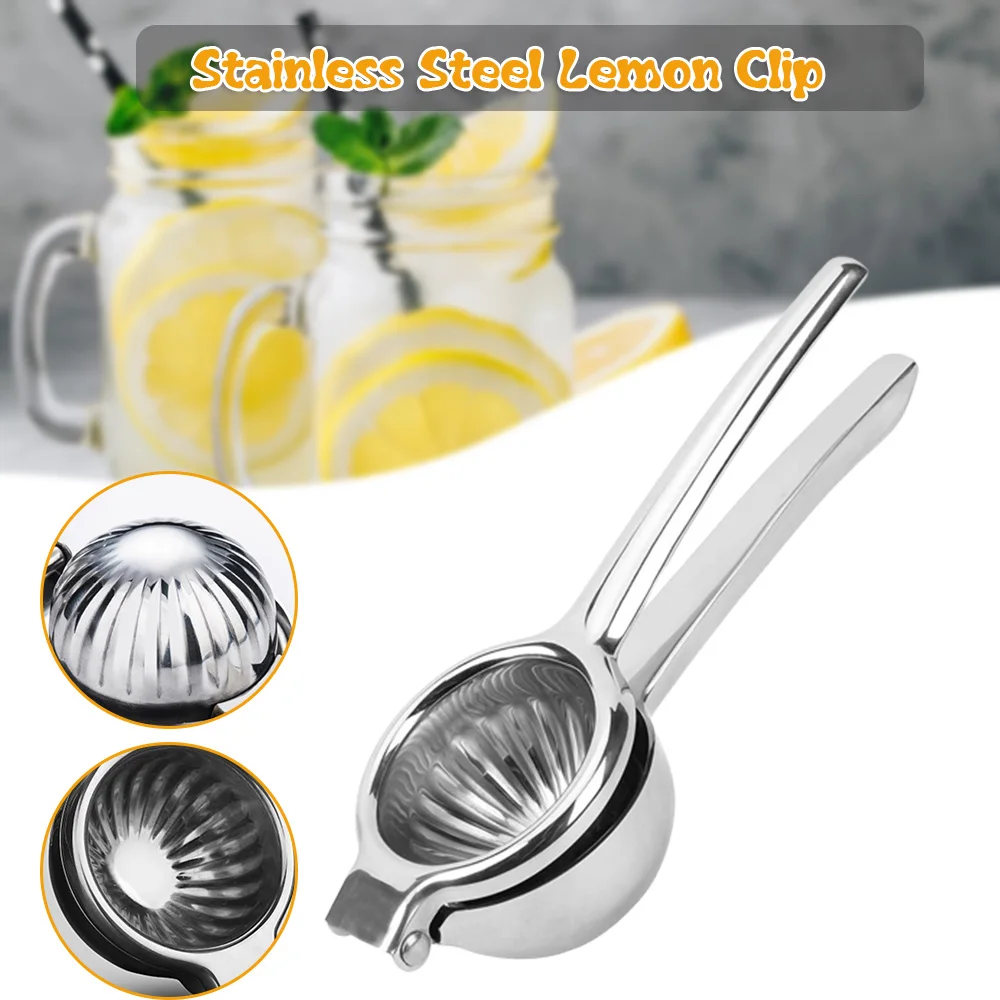 

Lemon Squeezer Hand Manual Stainless Steel Fruit Juicer Macine Press Kitchen Tools Mini Blender Kitchen Gadgets Lemon Queezer