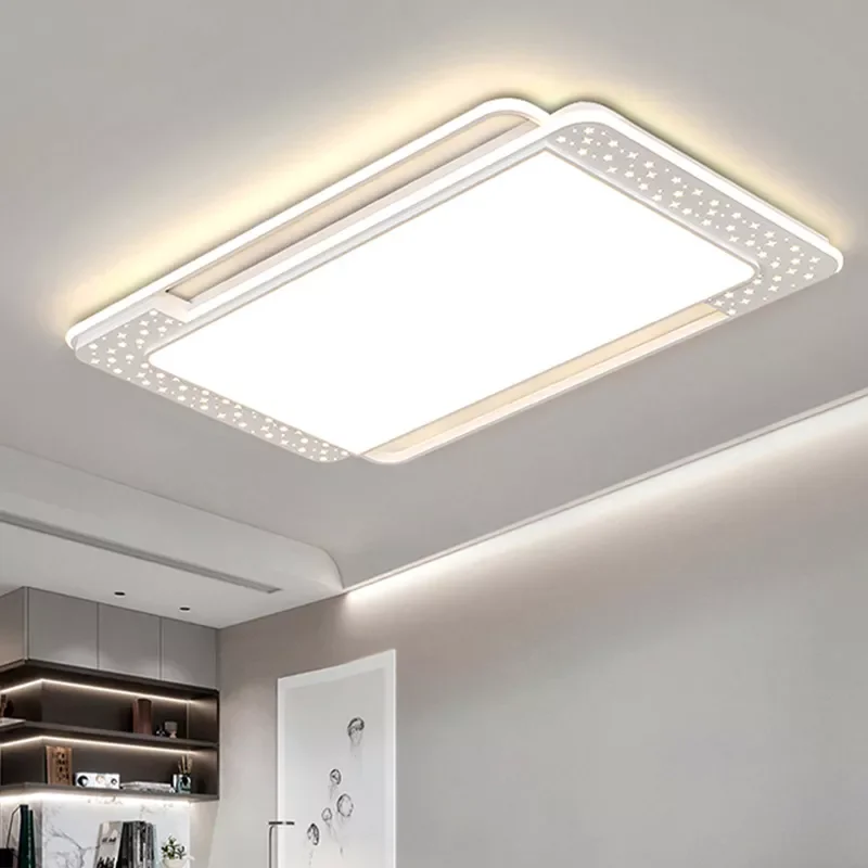 

Nordic Starry Sky Smart LED Ceiling Lights Modern Minimalist Bedroom Whole House Lamps Home Light Decoration Living Room Lamp