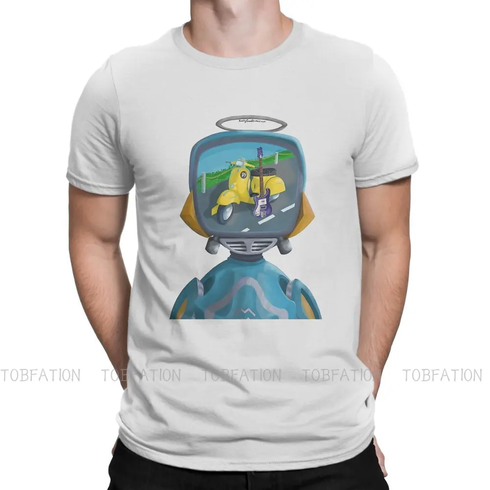 

Мужская футболка из чистого хлопка, с принтом