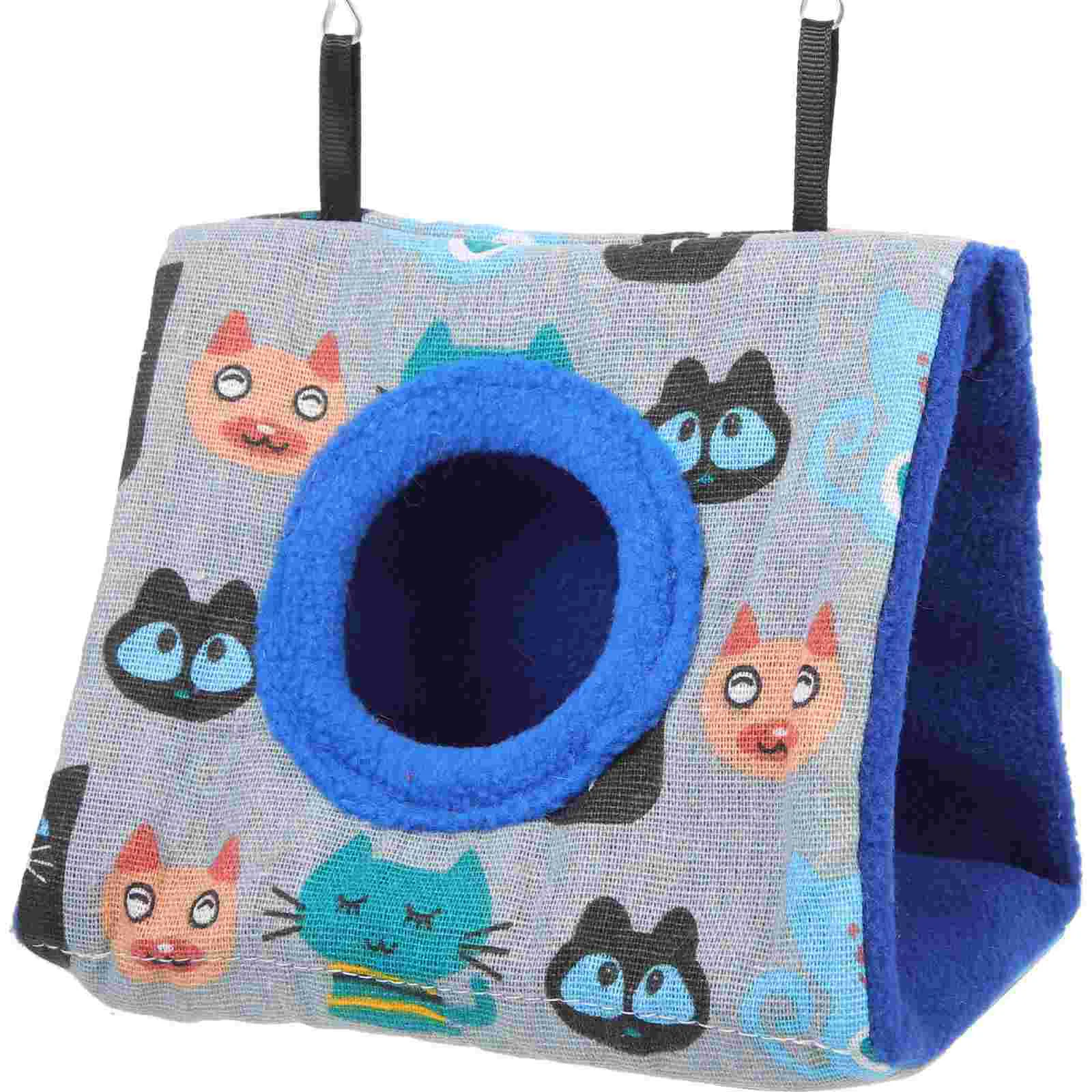 

Bird Hammock Parrothanging Bed House Plush Cockatiel Tent Hut Cage Wintercave Habitat Hamster Warm Lovely Sleeping Birds Cozy