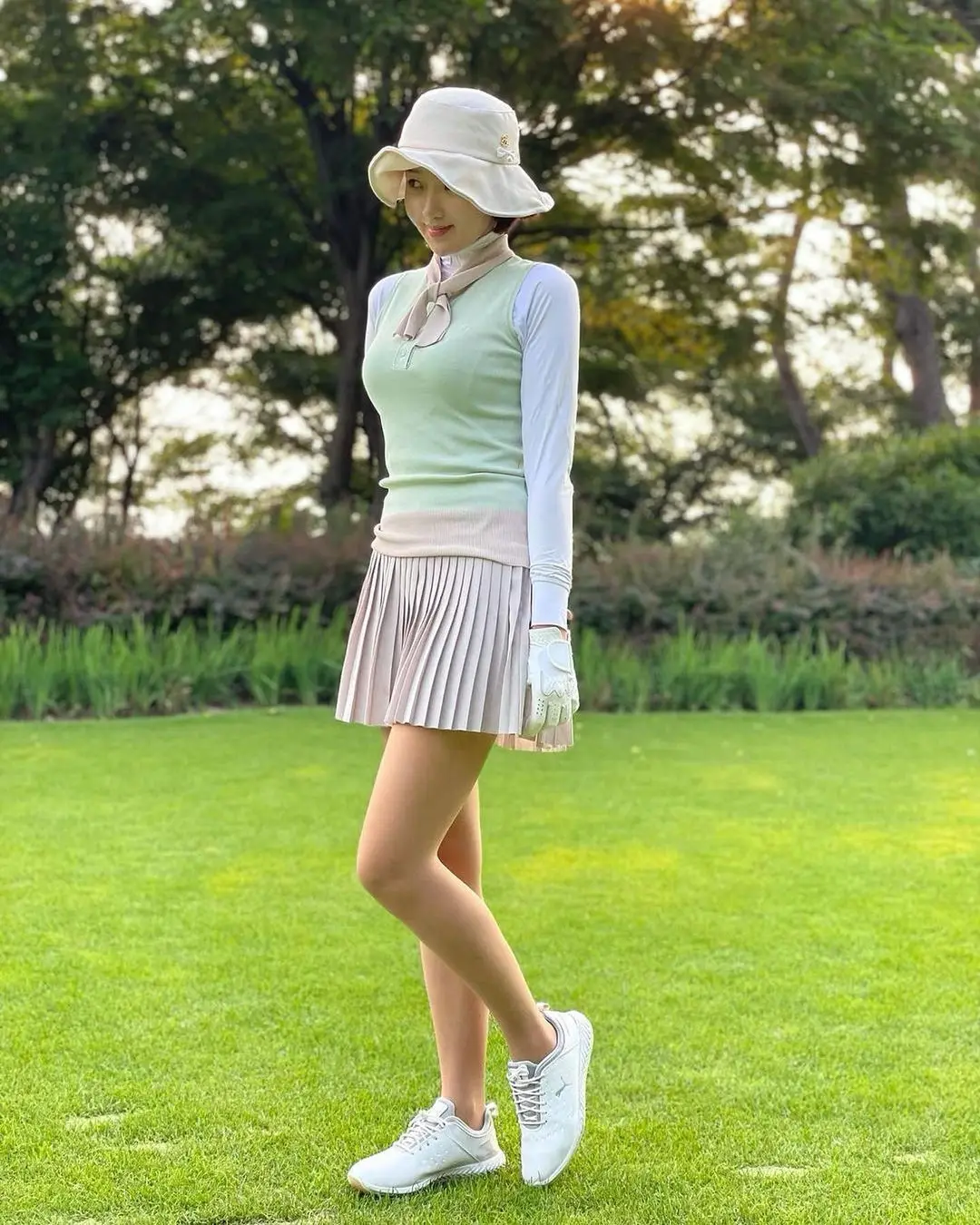 

Golf clothing women's summer ice silk lightweight quick-drying comfortable sunscreen women's top