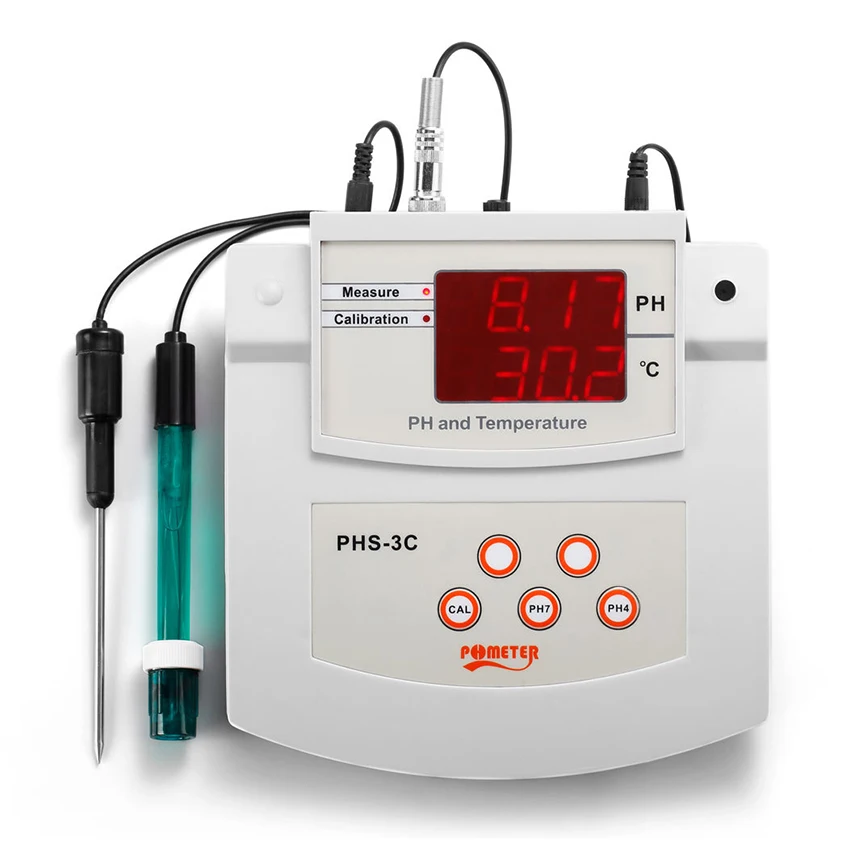 

PH/термометр Цифровой PH тестер PHS-3C настольный автоматический калибровочный измеритель кислотности лабораторный анализатор качества воды ...