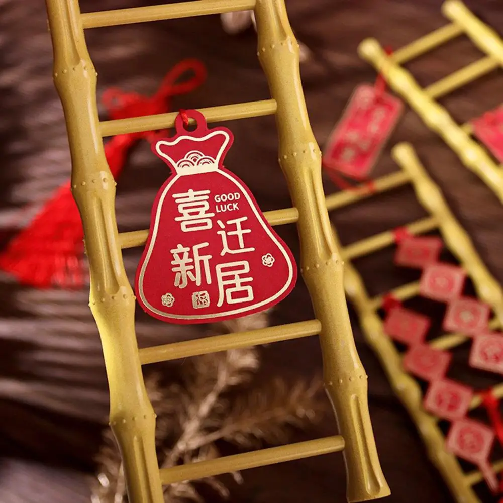 Праздничная лестница украшение домашний декор китайский стиль стремянка