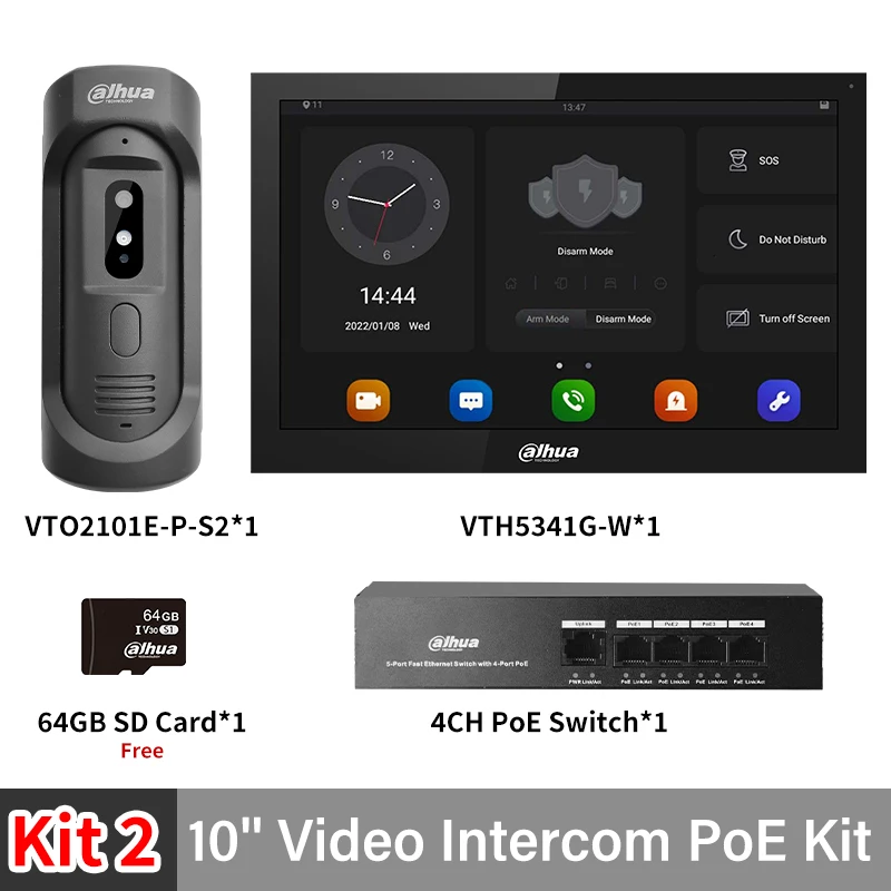 

Dahua VTO2101E-P-S2 видеодомофон