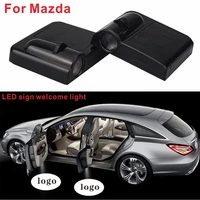 2pcs for mazda mx 5 cx 4 5 8 30 atez ankersera car led door badge logo welcome light laser projector modified decorative light