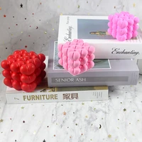 valentines day love silicone candle love rubiks cube diy aromatherapy candle plaster aromatherapy stone silicone mold