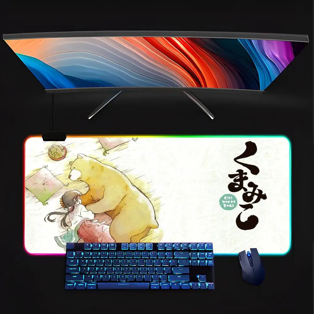 Maisto RGB коврик для мыши резиновый 42x50 см