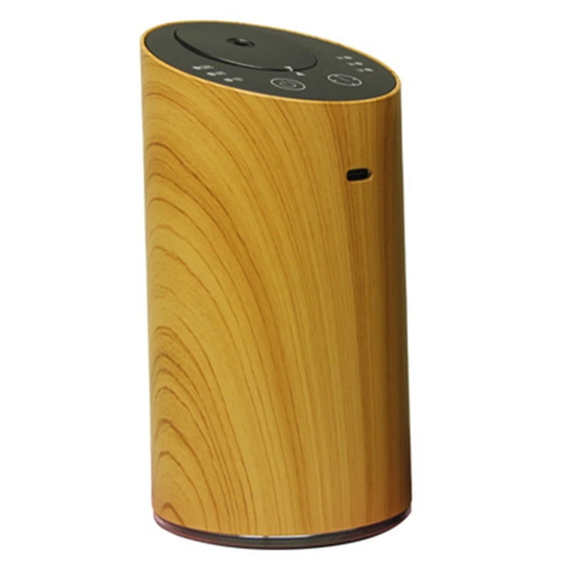 

Wood Grain Waterless Aroma Essential Oil Air Diffuser Car USB Aromatherapy Nebulizer Rechargeable Mist Maker