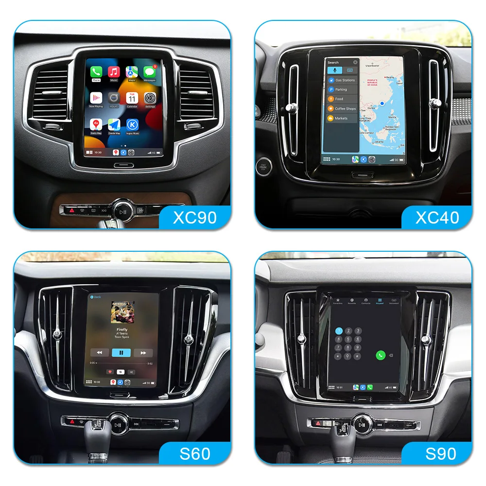 EBILAEN беспроводной Carplay для Volvo XC90 XC60 XC40 S60 S90 Android автомобильный модуль зеркальная