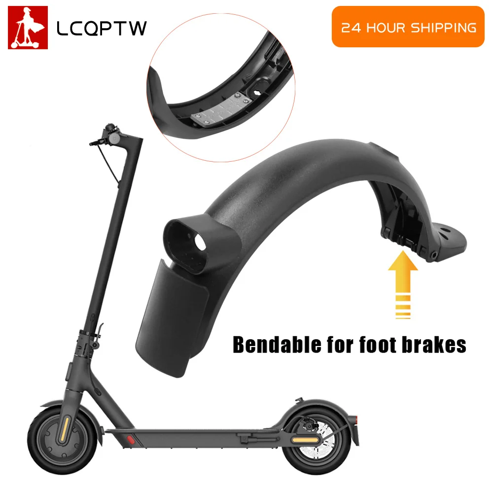 

Upgraded Fender Rear Brake Foot Brake Fender for Xiaomi M365 Pro M187 Pro 2 1S Universal Hook Mudguard Scooter Accessories