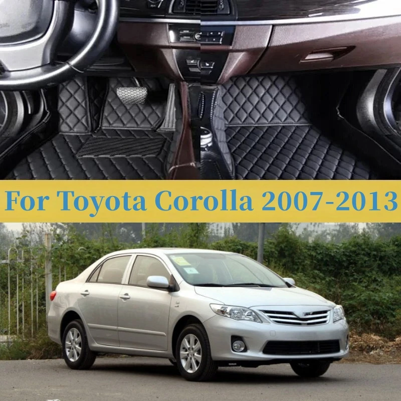 Автомобильные накладки на ножки для Toyota Corolla 2007-2013 защитный коврик автомобильные