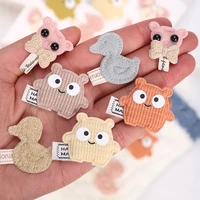 10pcs cartoon cloth sticker patches for diy headwear hat hairpin socks sewing decor clothes accessories scrapbooking