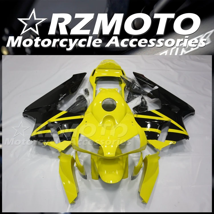 

New ABS Whole Motorcycle Fairings Kit Fit for HONDA CBR600RR F5 2003 2004 03 04 Bodywork Set Yellow Black