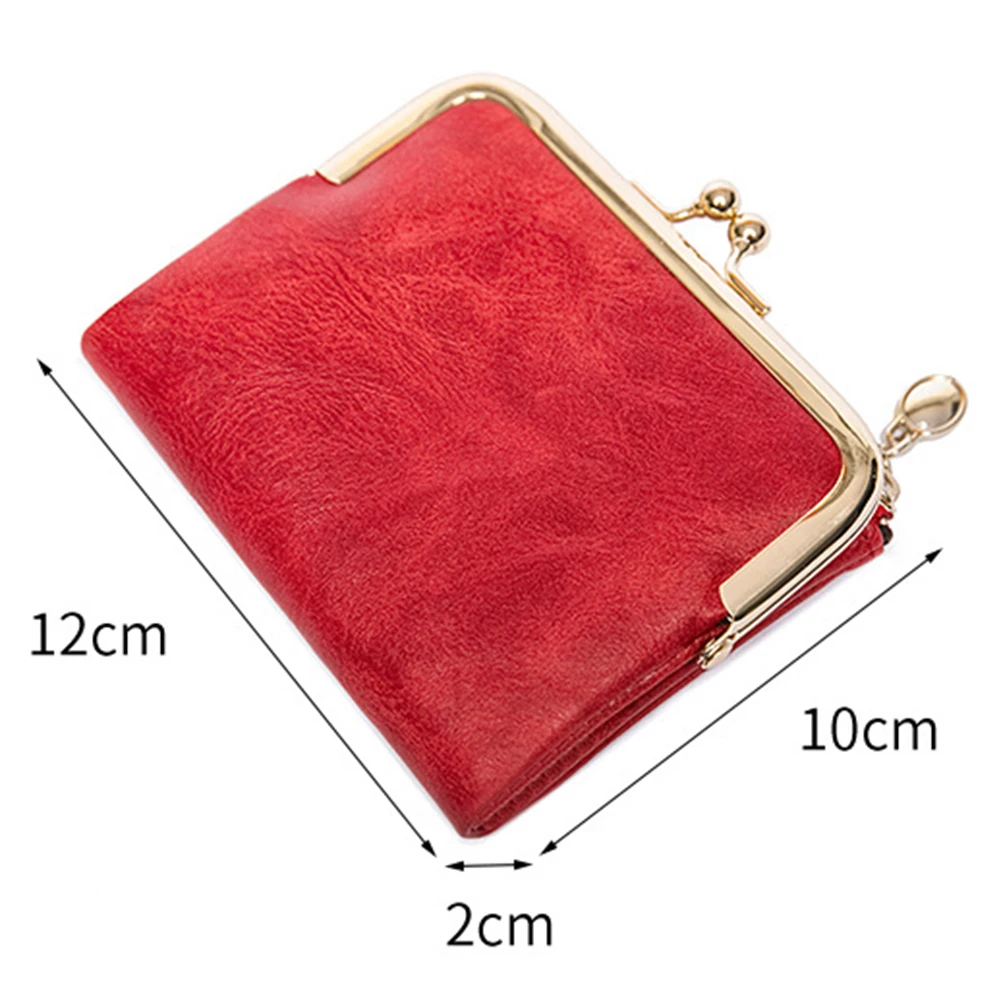 Mini Fashion Ladies Square-shape Short Wallet Multifunctional 2-fold Money Pouch For Shopping Designer Small Coin Purses Clutch
