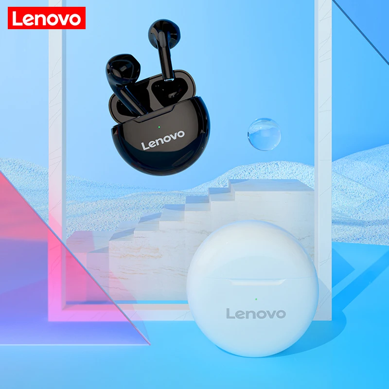 Оригинальные наушники Lenovo HT38 LivePods TWS Bluetooth 5,0, спортивные водонепроницаемые стерео наушники 9D, беспроводные мини-наушники с микрофоном