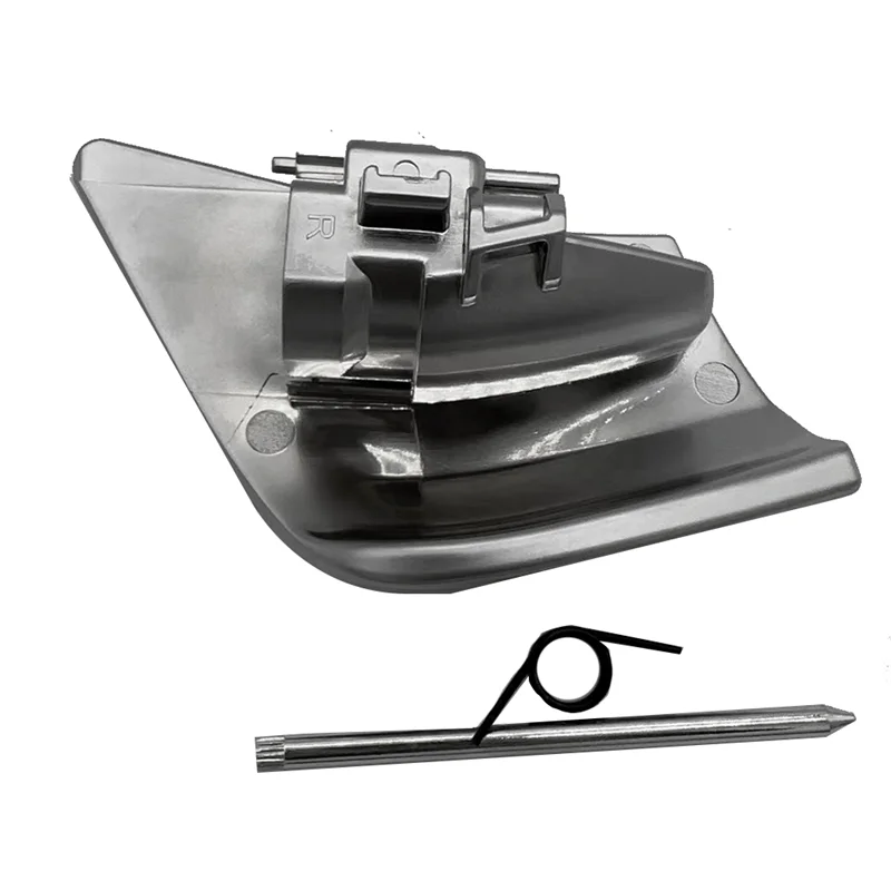 Яркий серебристый замок регулировки правого сиденья переключатель спинки ручка