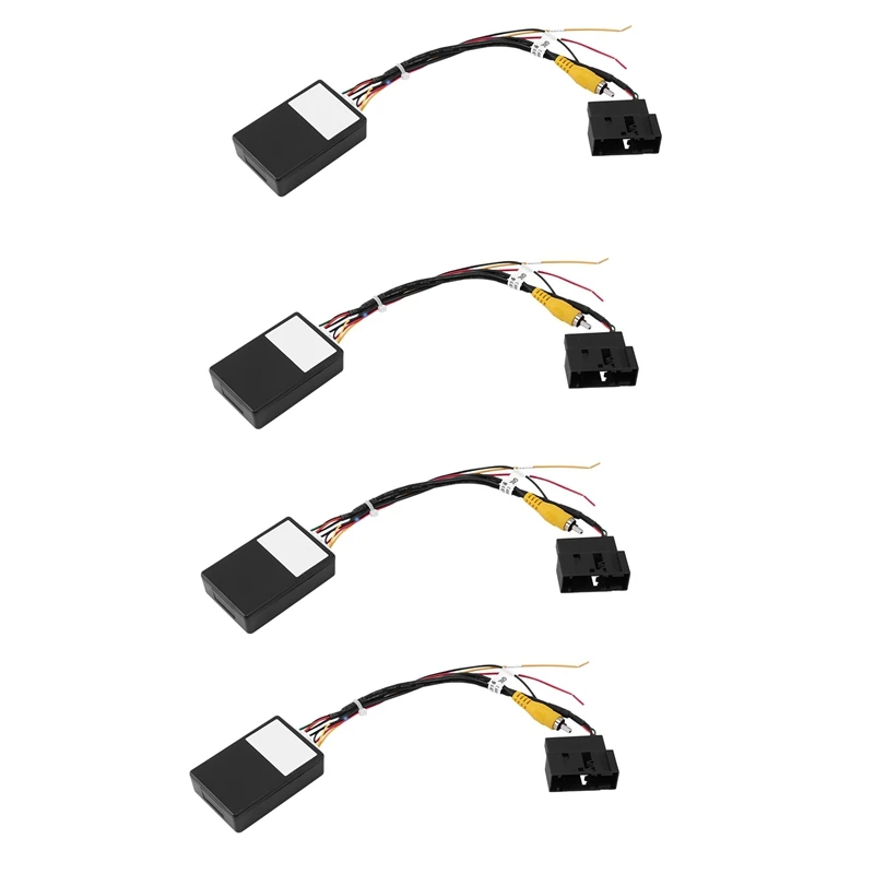 

4X 26 PIN RGB To CVBS (RCA) AV Signal Converter Adapter For Rearview Camera For Passat CC Tiguan Android DVD