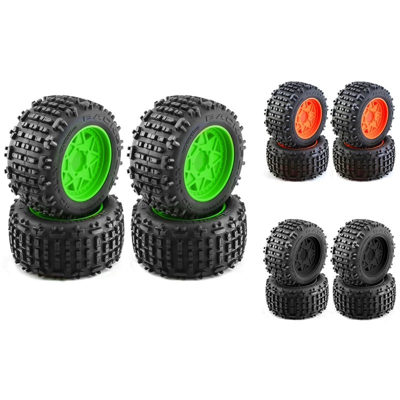 4 шт. 152 мм 1/8 1/10 шина Monster Truck с шестигранным колесом 12/14/17 для санки TRAXXAS E-Revo ARRMA KRATON