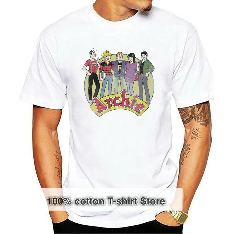 

Archie The Gang Cast Classic Comic Cartoon T-Shirt Tee