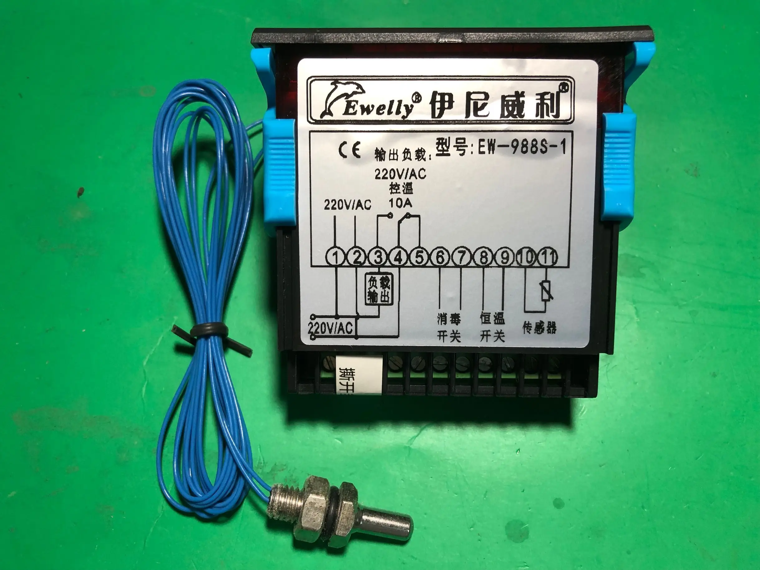 Термостат EWELLY EW-988D Контроллер температуры EW-988M 988S