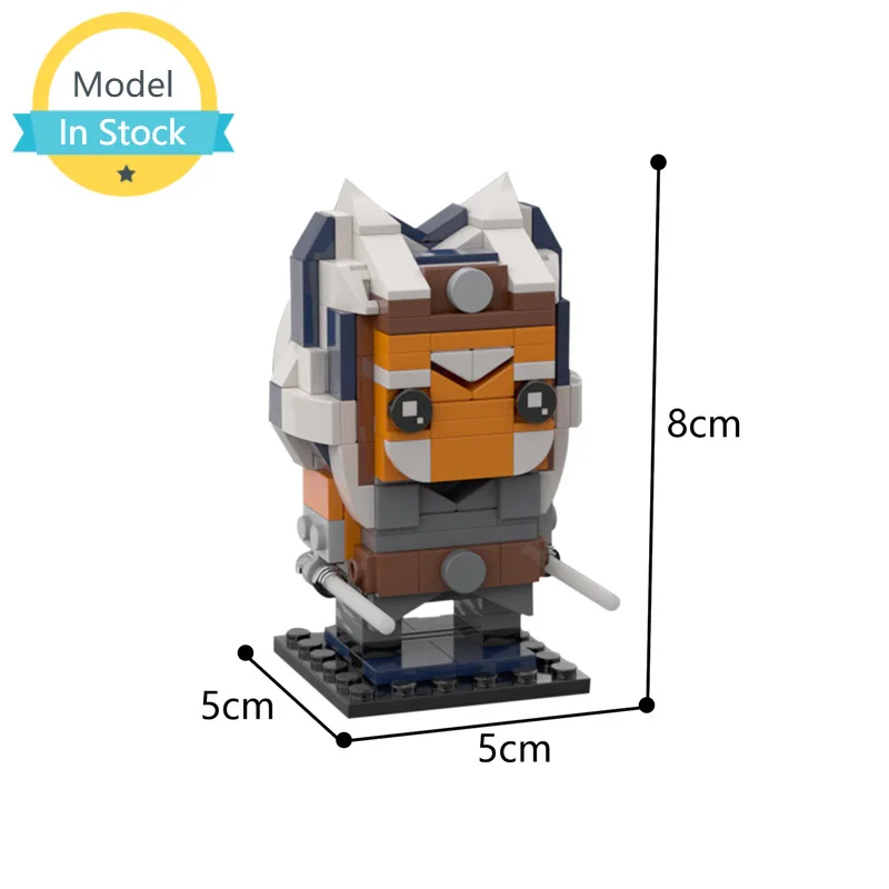 

MOC Square Bricks Set Cartoon Samurai Heroines Space Wars DIY Model Figuresal Building Block Toys for Kids Educational Boy Gifts