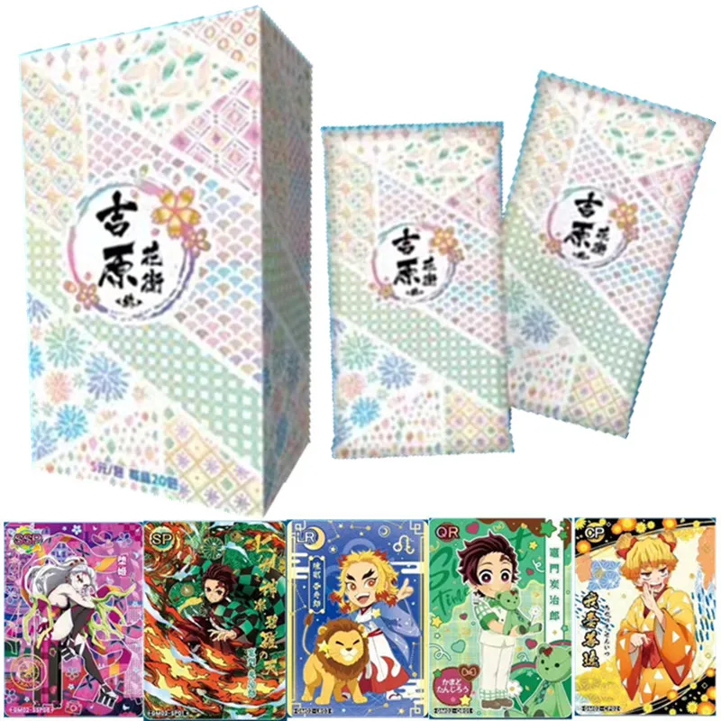

2023 New Demon Slayer Cards Box Hobby Collection Tcg Playing Anime Game Rare Card Kimetsu No Yaiba Figures For Children Gift Toy