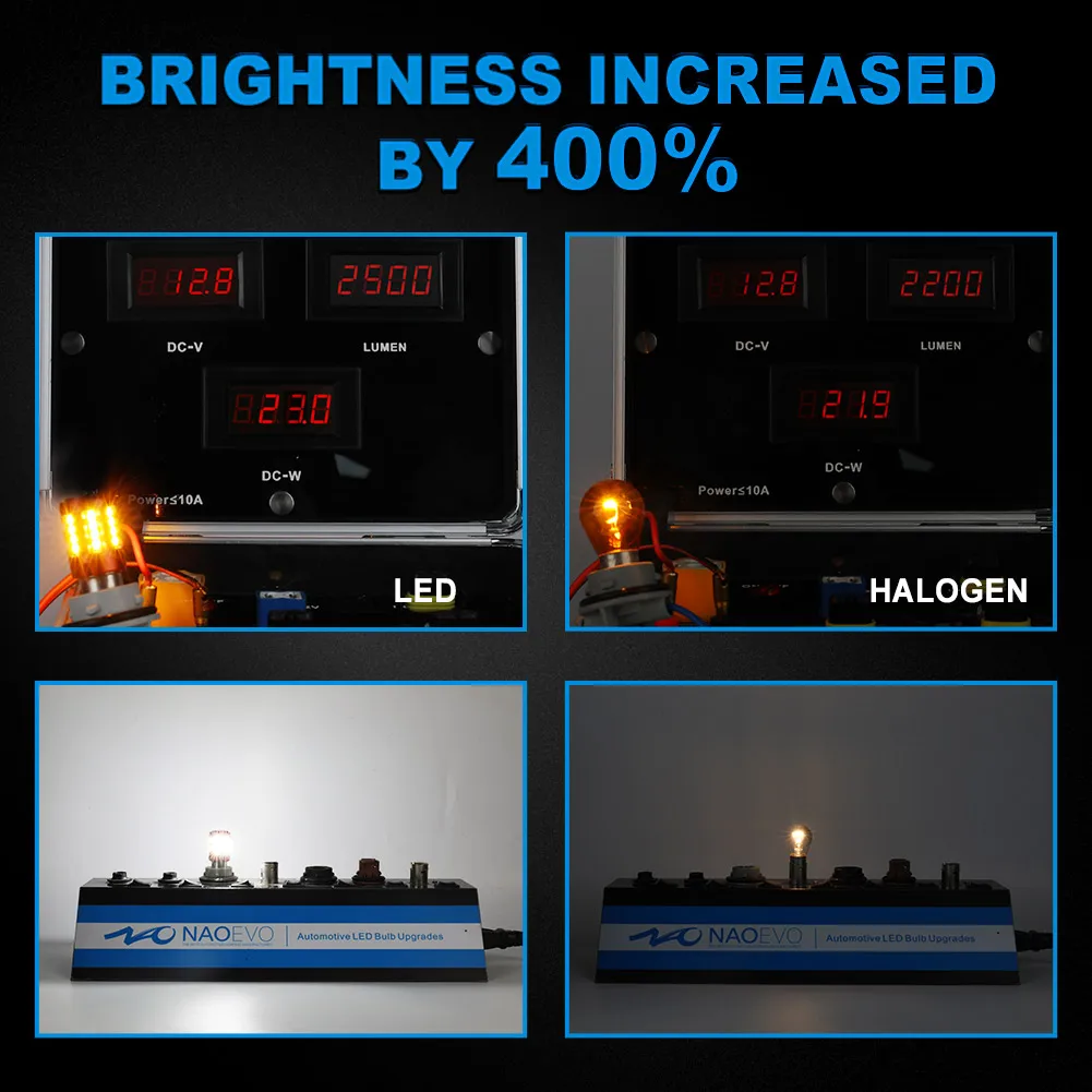 NaO 23 Вт P21W указатель поворота светодиодный Canbus 2500 лм без ошибок интерфейс BA15S 12 В/24