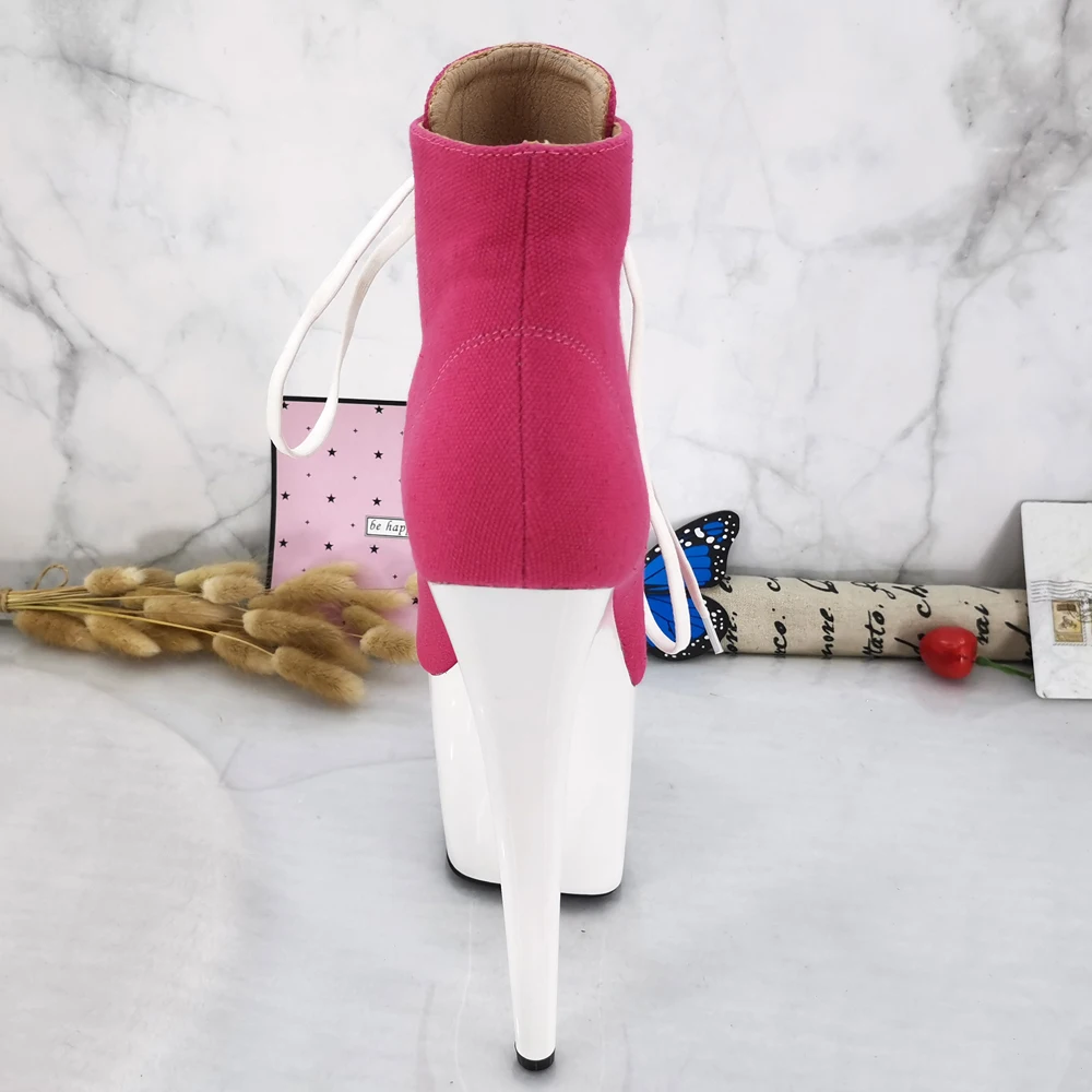 Leecabe  20CM/8inches Pole dance shoes High Heels Pole Dance boot