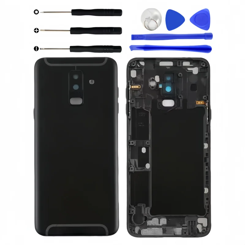 Крышка батарейного отсека для Samsung Galaxy A6 + 2018 SM-A605G SM-A605F SM-A605GN SM-A605K задняя крышка