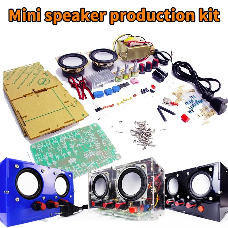 

DIY Audio Electronic Kit High-quality Stereo Sound Transformer Dual 12V Two-channel Adjustmen for Multiple Devices