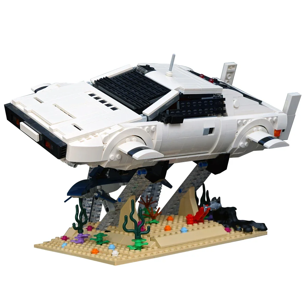 Детский конструктор подводная лодка Джеймс подводный город белая модель