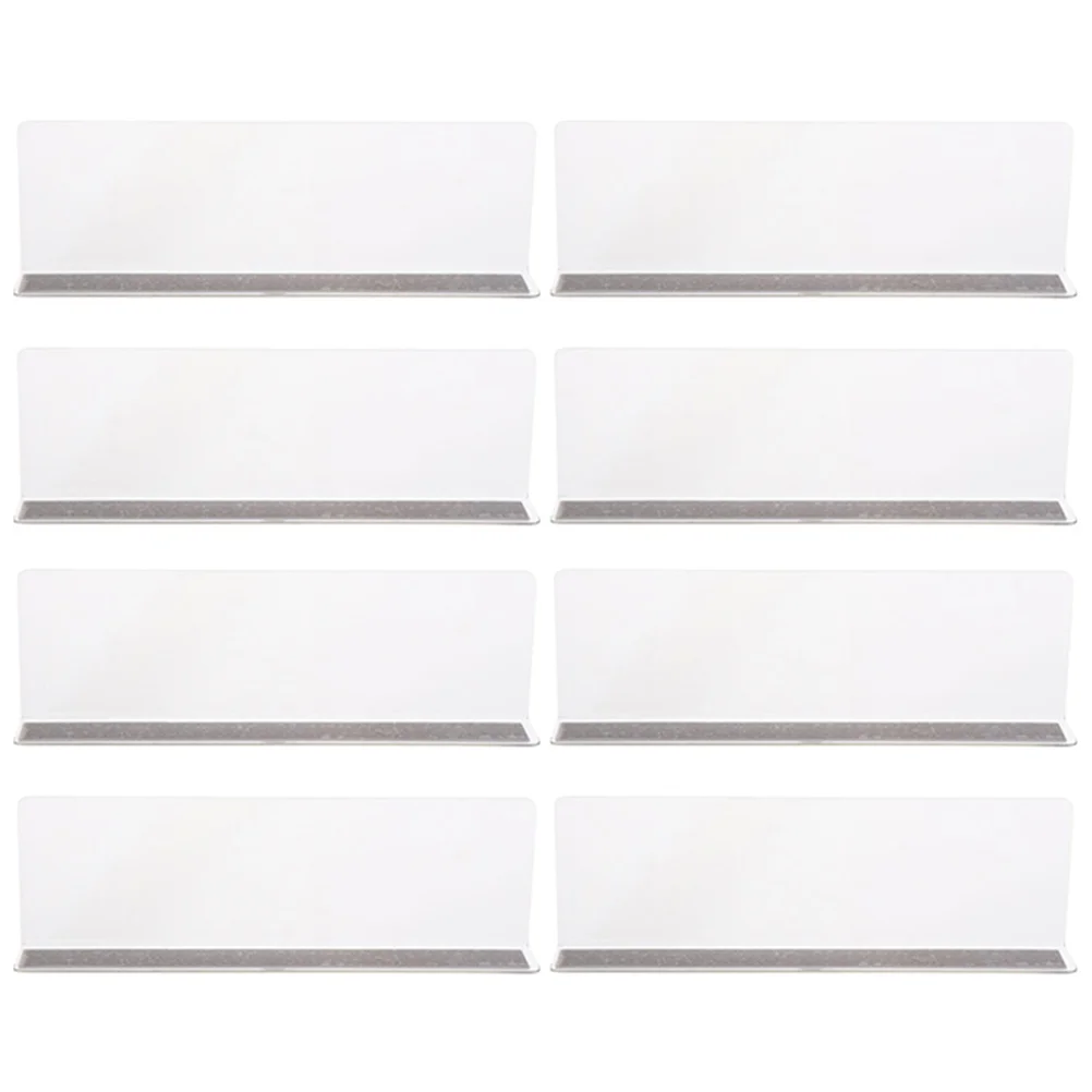 

Shelf Divider Separator Wood Shelves Tag Closets Baffle Bookshelf Commodity Closet Library Marker Display Holder Clothes