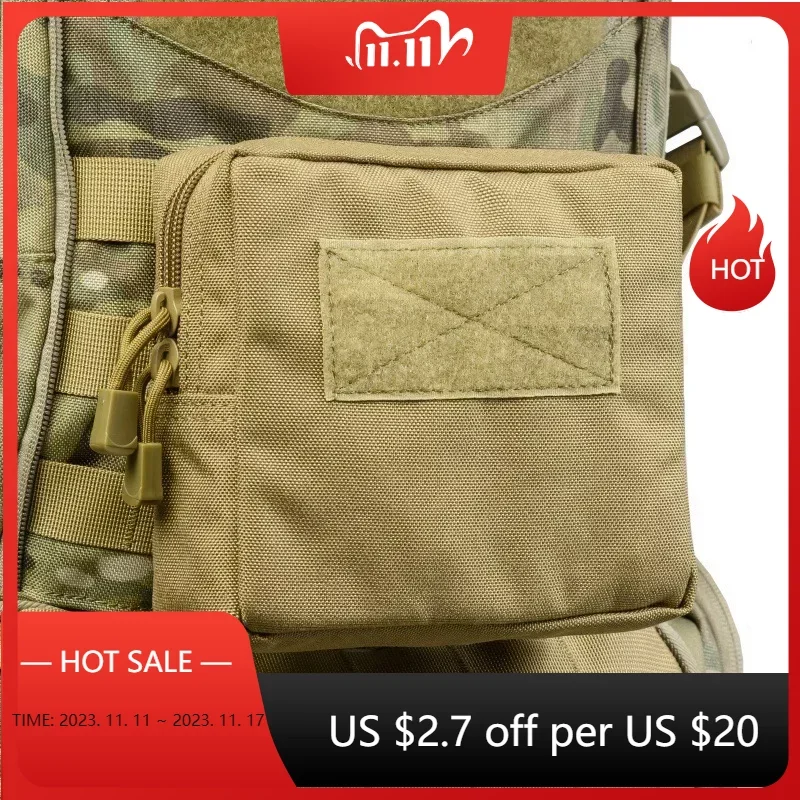 

Molle Pouches Tactical Admin Pouch Compact EDC Utility Gadget Gear Pouch Military Carry Accessory Belt Hanging Waist Bag