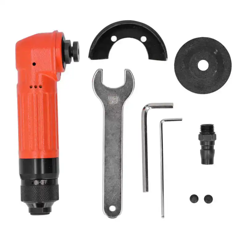 

Air Angle Grinder Tool Low Vibration Pneumatic Angle Grinder Easy Operation 1/4in Inlet for Chamfering