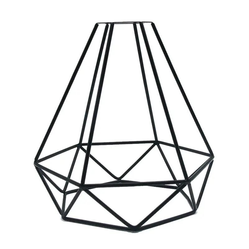 

Modern Pendant Light Iron Hanging Cage Vintage Led Lamp Minimalist Retro Lamp Guard Industrial Style Ceiling Lamp Shades